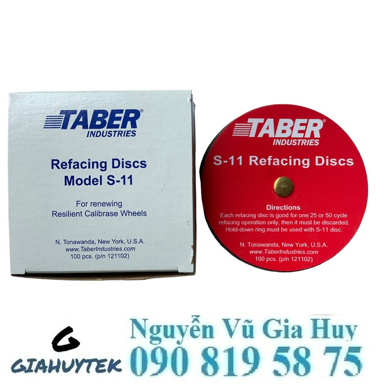 Giấy Mài Taber S-33 – Vật Tư Bảo Trì Độc Quyền Cho Máy Thử Mài Mòn