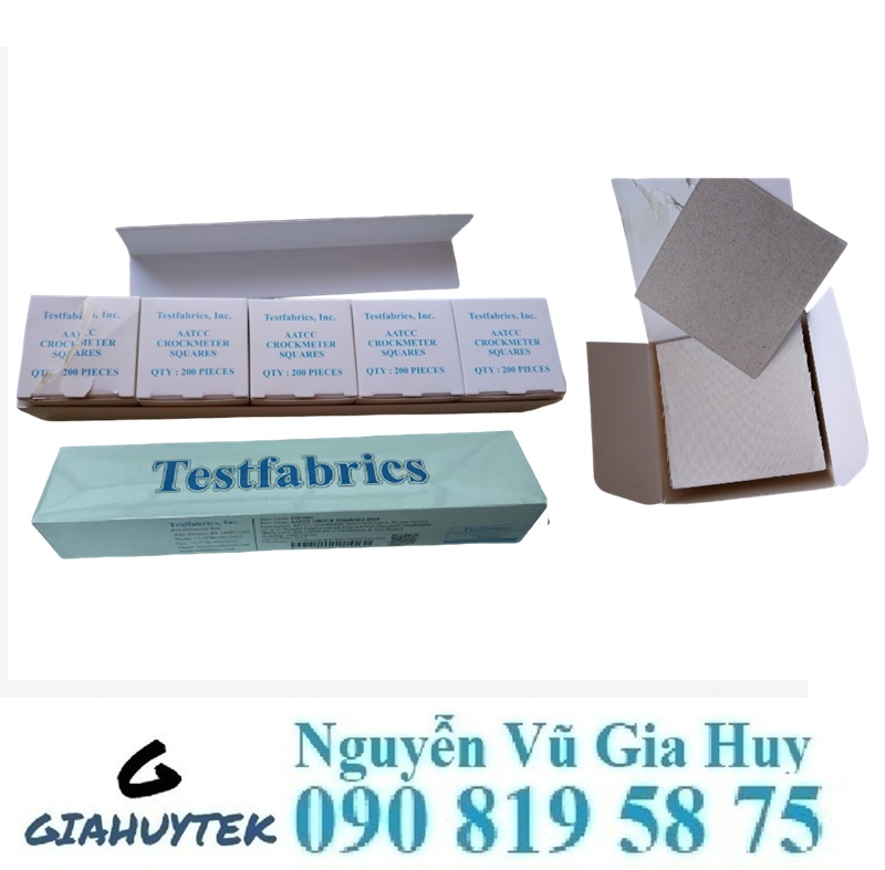 Vải đo độ bền ma sát theo tiêu chuẩn AATCC tới từ hãng Fabric – Cam kết kiểm định màu sắc