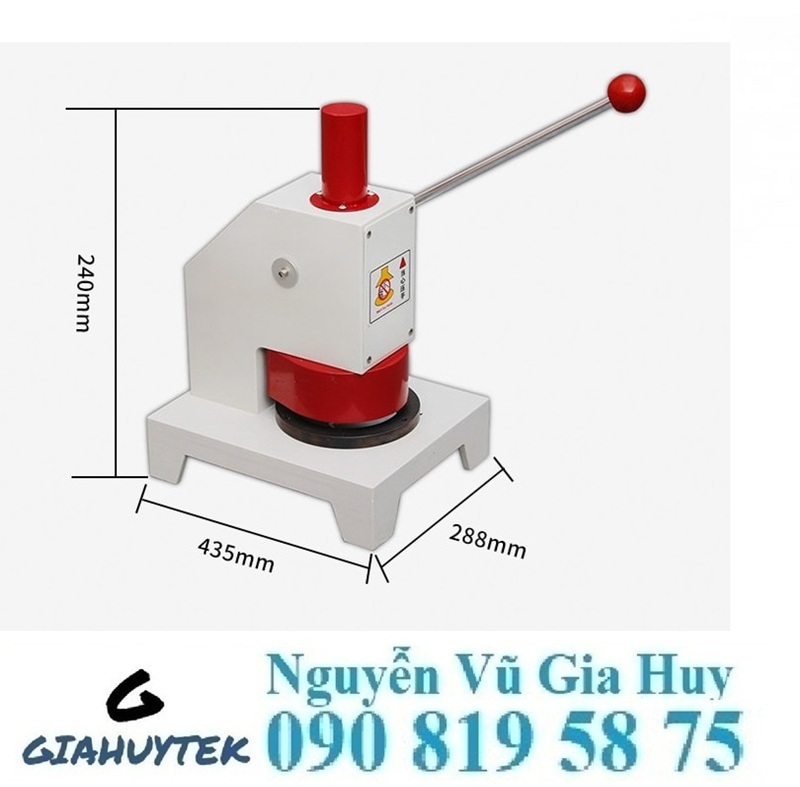 Dao cắt mẫu đo định lượng giấy chuẩn 100cm²