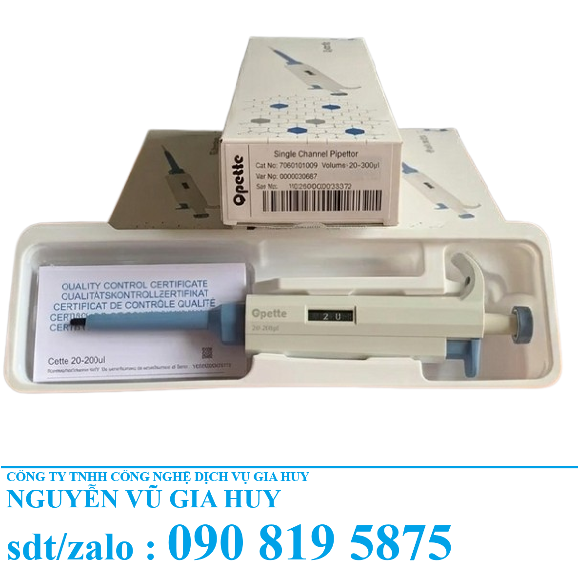 Micropipet Tự Động 1 Kênh Dùng Trong Phòng Thí Nghiệm