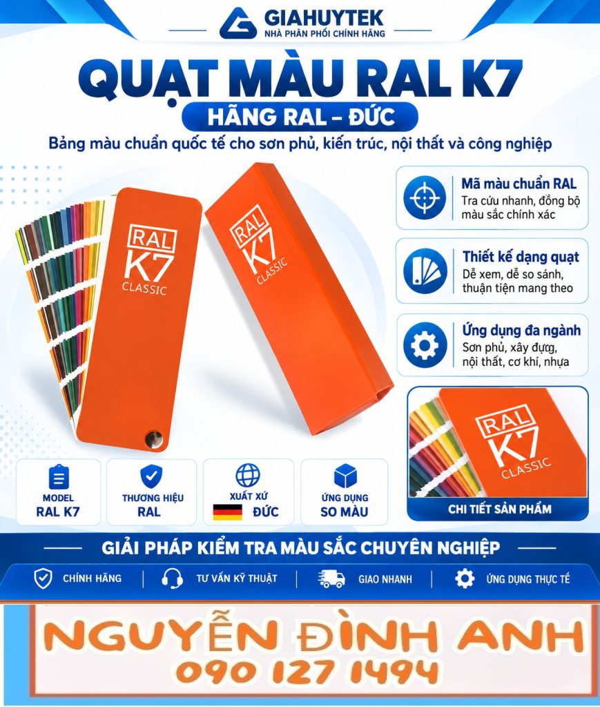 Quạt màu RAL K7 Classic hãng RAL Đức — Nguyễn Đình Anh 090 127 1494